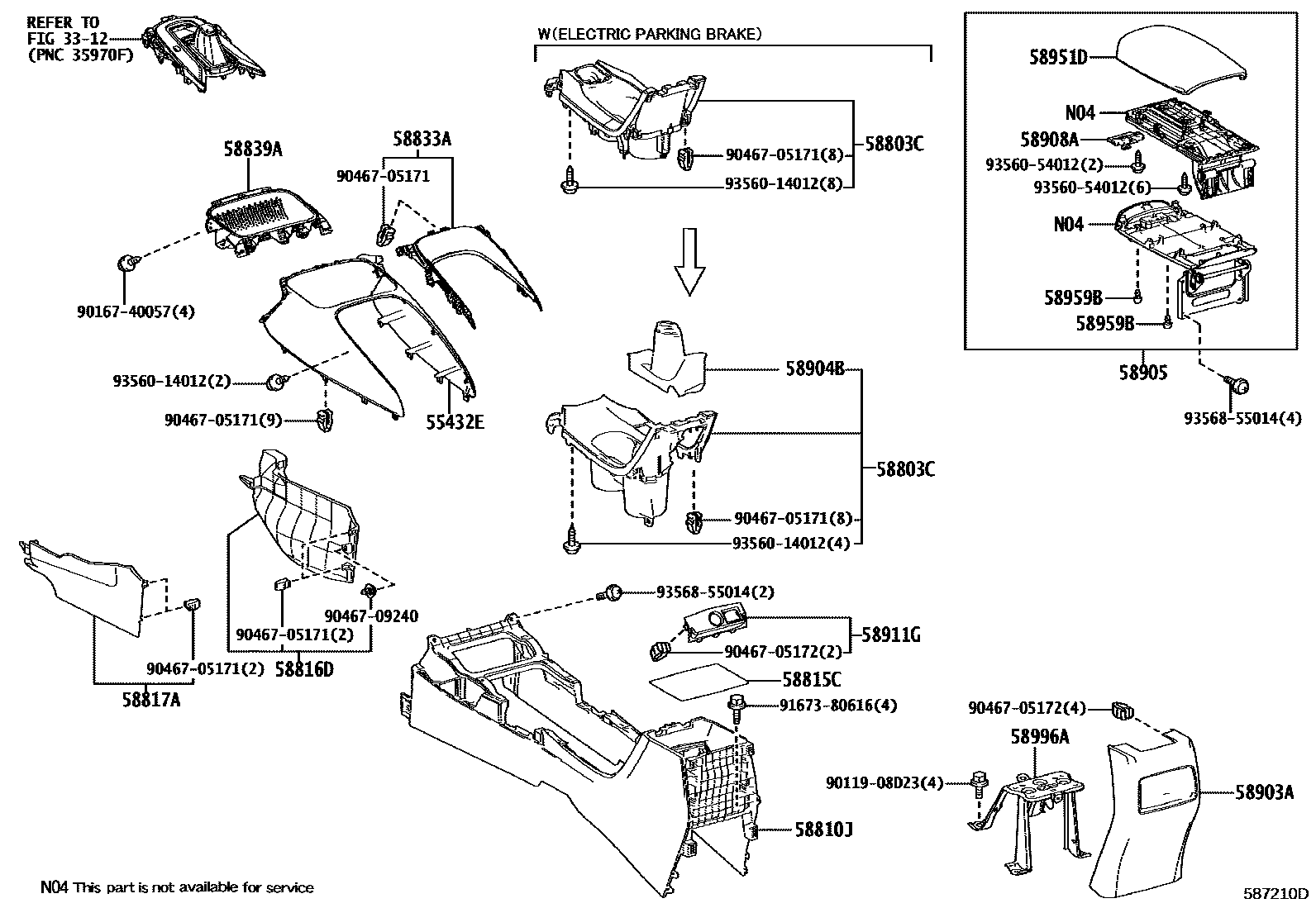 5806 — CONSOLE BOX & BRACKET