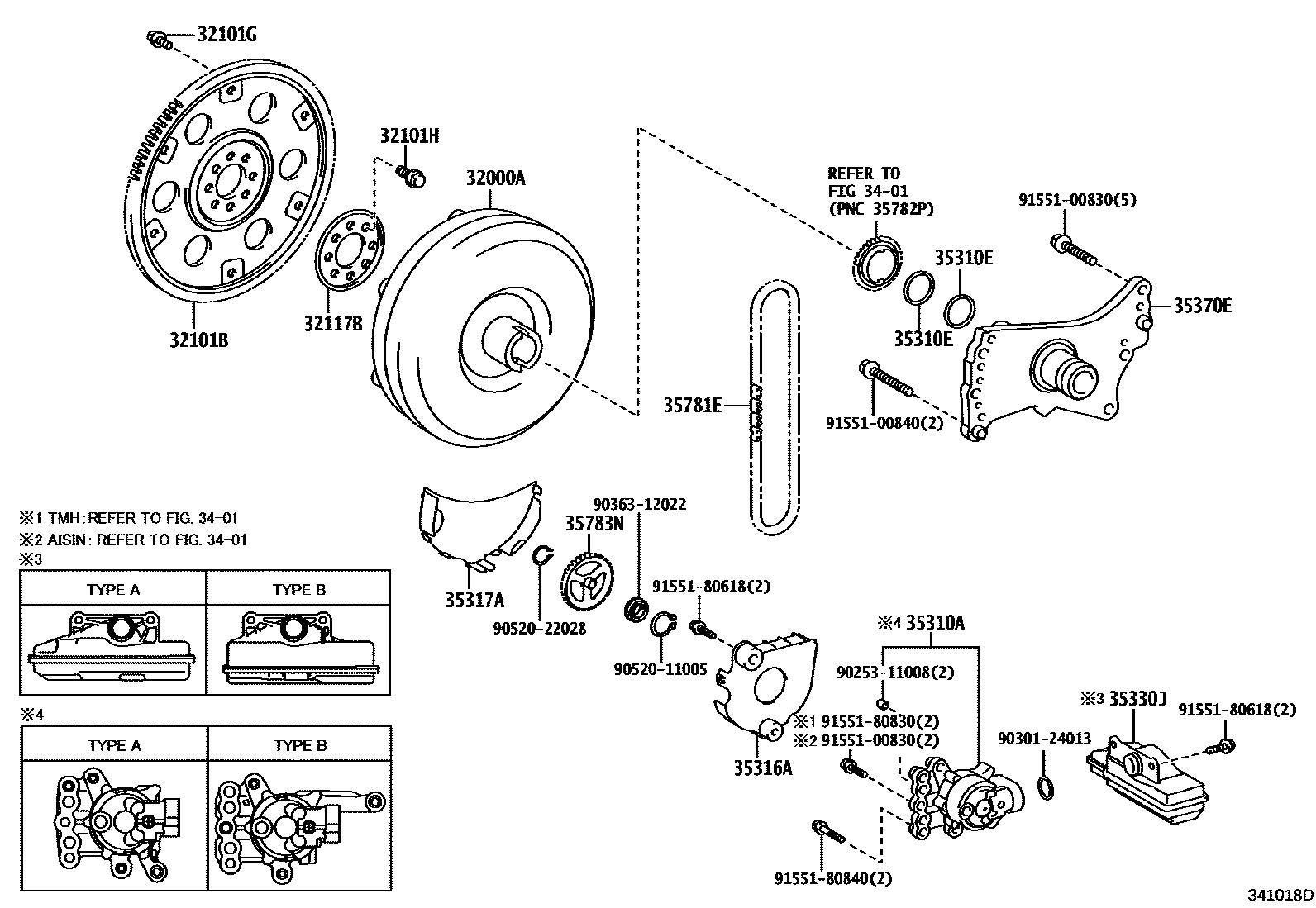 3402 — TORQUE CONVERTER, FRONT OIL PUMP(CVT)
