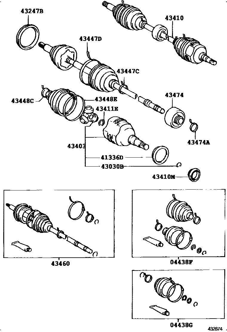 4302 — FRONT DRIVE SHAFT
