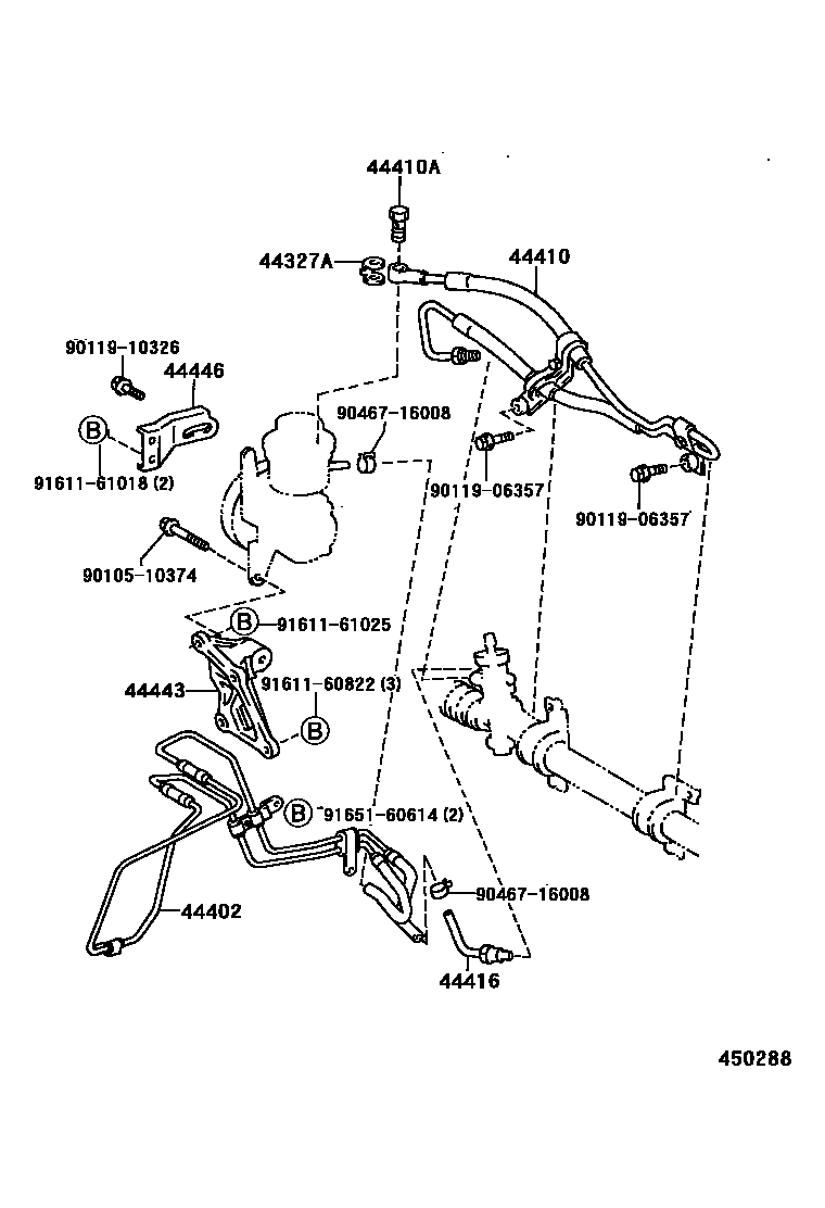 4503 — POWER STEERING TUBE