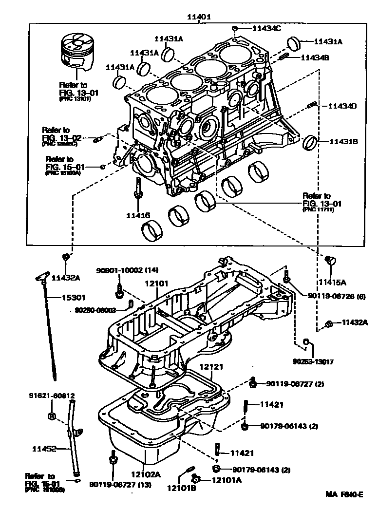 1105 — CYLINDER BLOCK