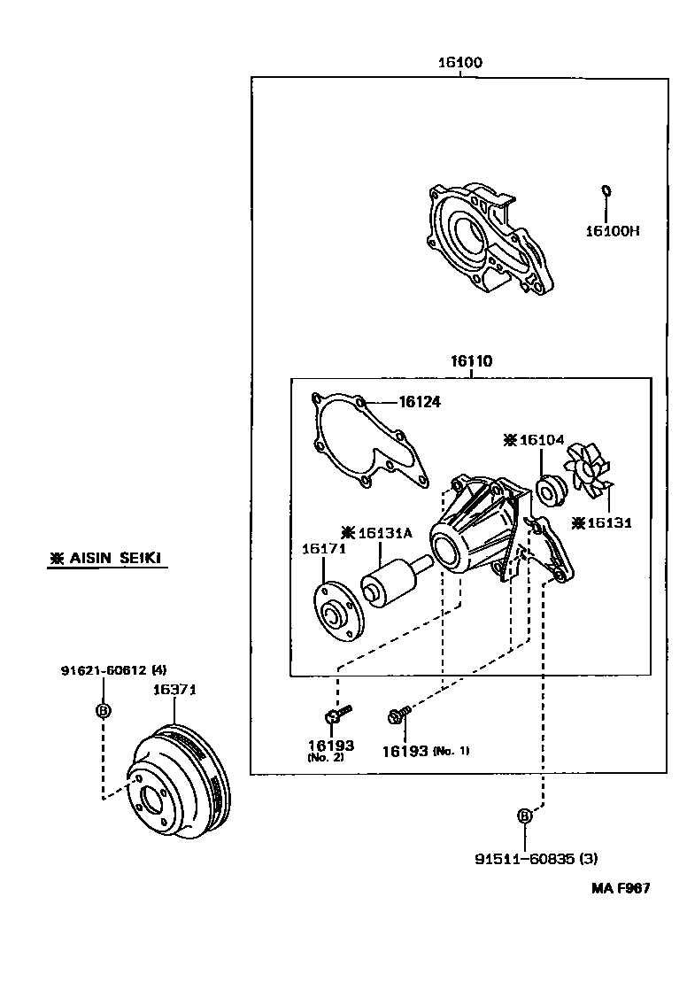 1601 — WATER PUMP