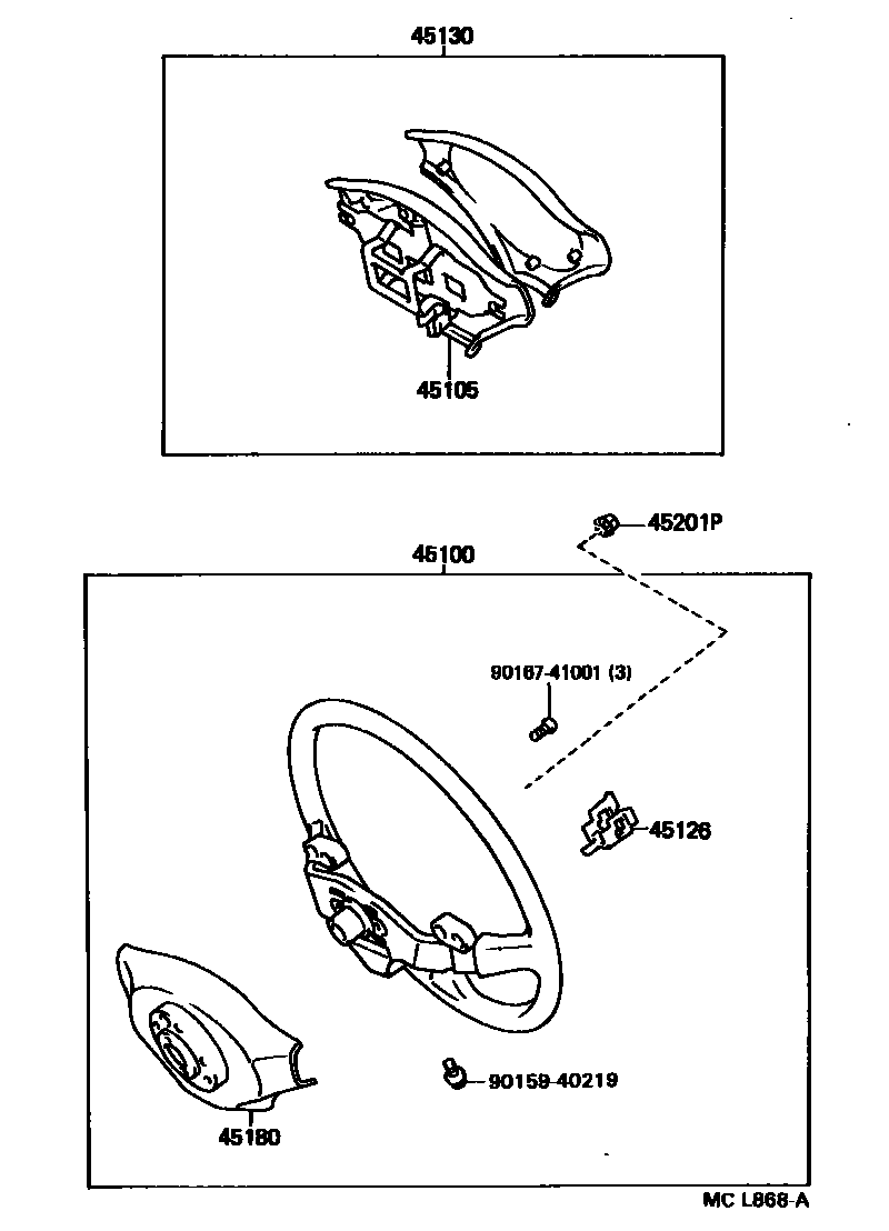 4504 — STEERING WHEEL