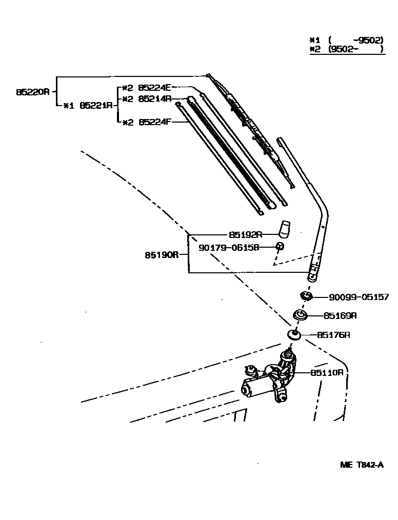 8502 — REAR WIPER