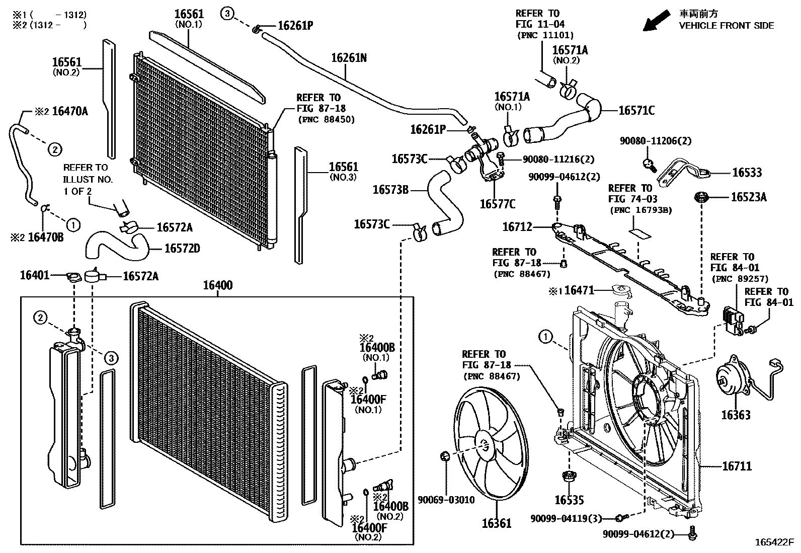 1603 — RADIATOR & WATER OUTLET