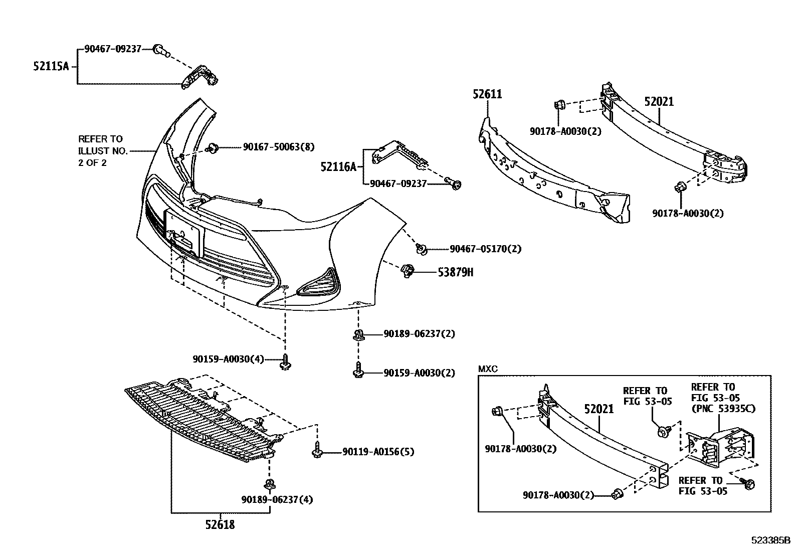 5201 — FRONT BUMPER & BUMPER STAY