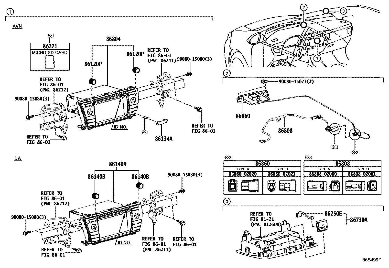 8603 — NAVIGATION & FRONT MONITOR DISPLAY