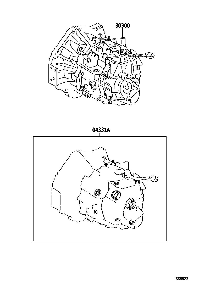 3301 — TRANSAXLE OR TRANSMISSION ASSY & GASKET KIT (MTM)