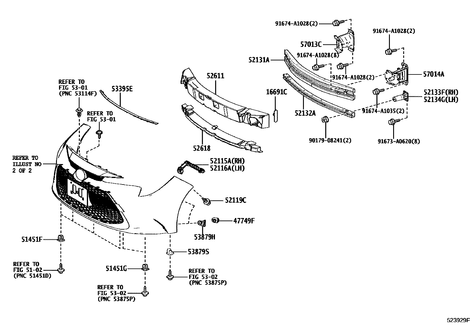 5201 — FRONT BUMPER & BUMPER STAY
