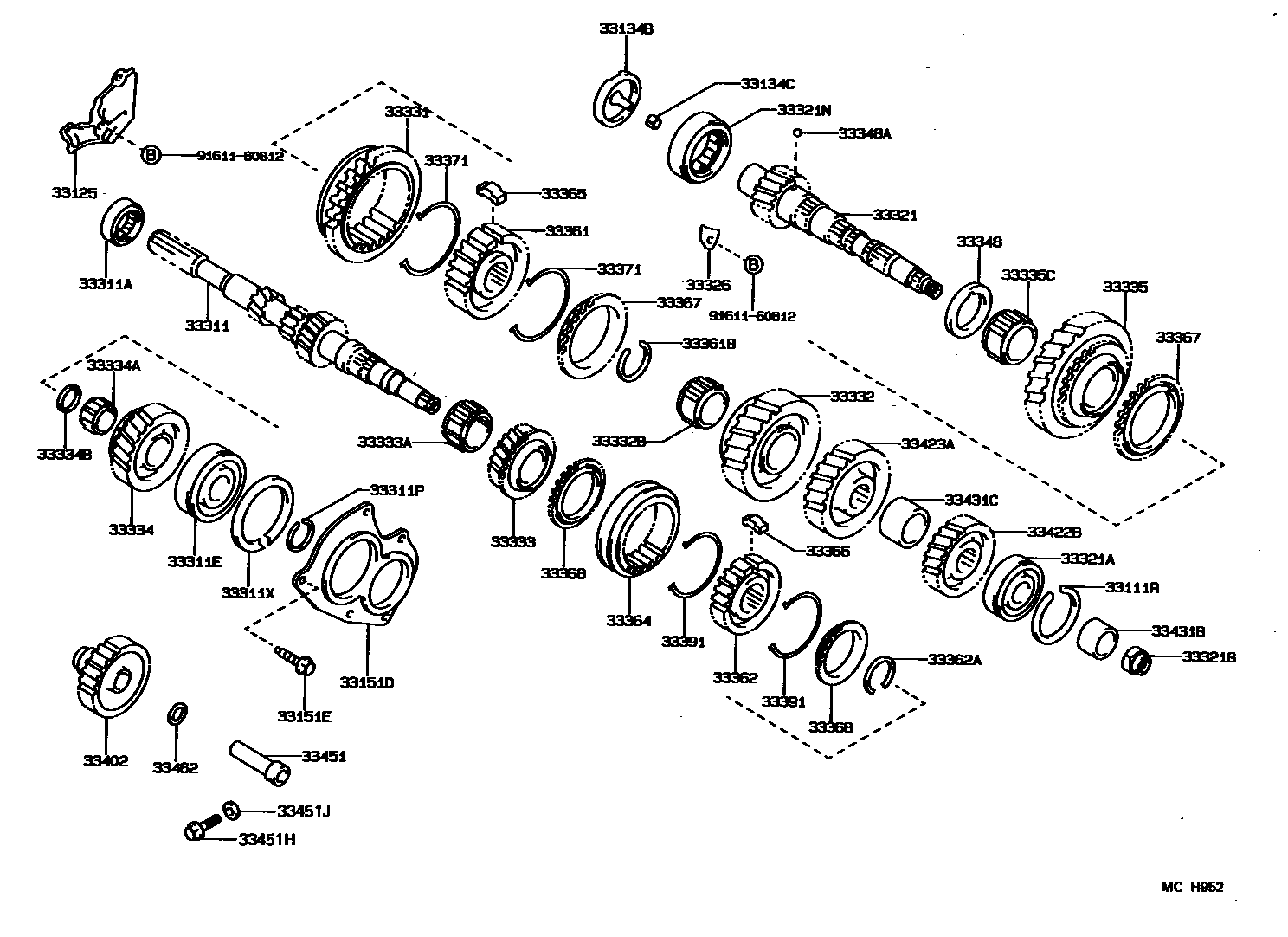 3305 — TRANSMISSION GEAR (MTM)