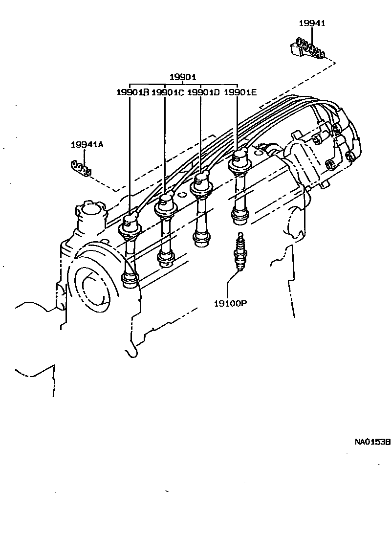1901 — IGNITION COIL & SPARK PLUG / GLOW PLUG
