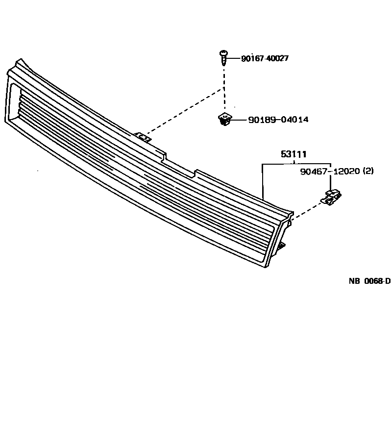 5301 — RADIATOR GRILLE