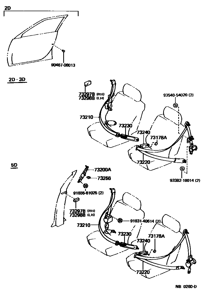 7104 — SEAT BELT & CHILD RESTRAINT SEAT
