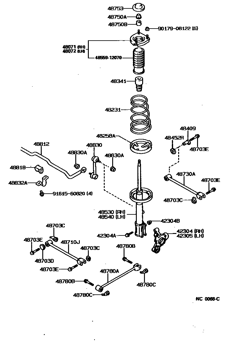 4804 — REAR SPRING & SHOCK ABSORBER