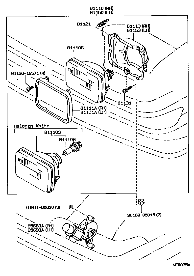 8101 — HEADLAMP
