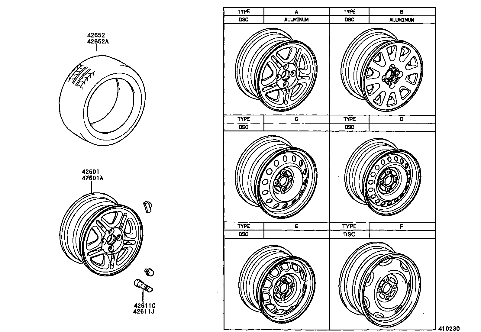 4103 — DISC WHEEL & WHEEL CAP