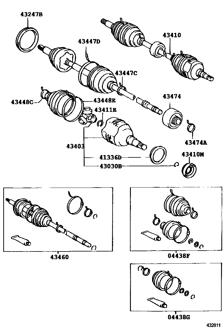 4302 — FRONT DRIVE SHAFT
