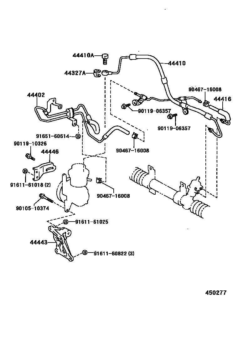 4503 — POWER STEERING TUBE