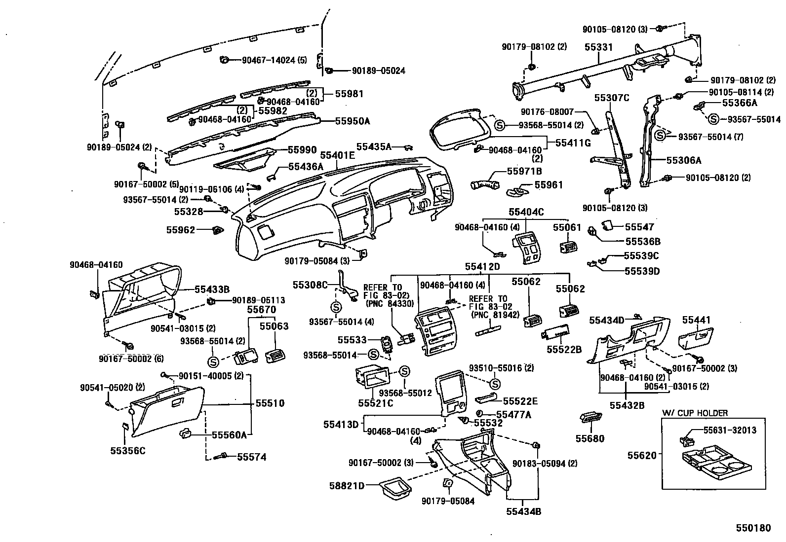 5501 — INSTRUMENT PANEL & GLOVE COMPARTMENT