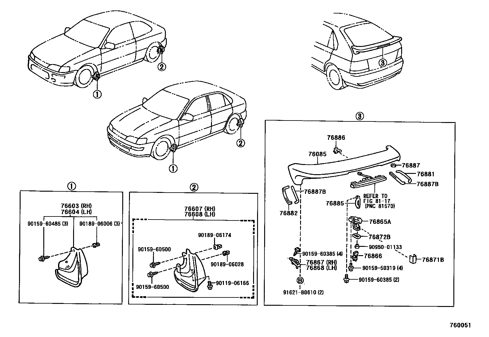 7601 — MUDGUARD & SPOILER