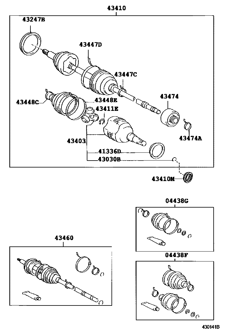 4302 — FRONT DRIVE SHAFT