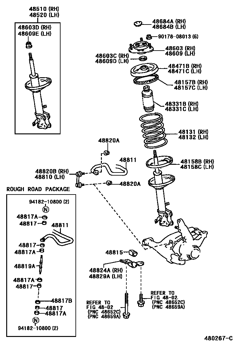 4803 — FRONT SPRING & SHOCK ABSORBER