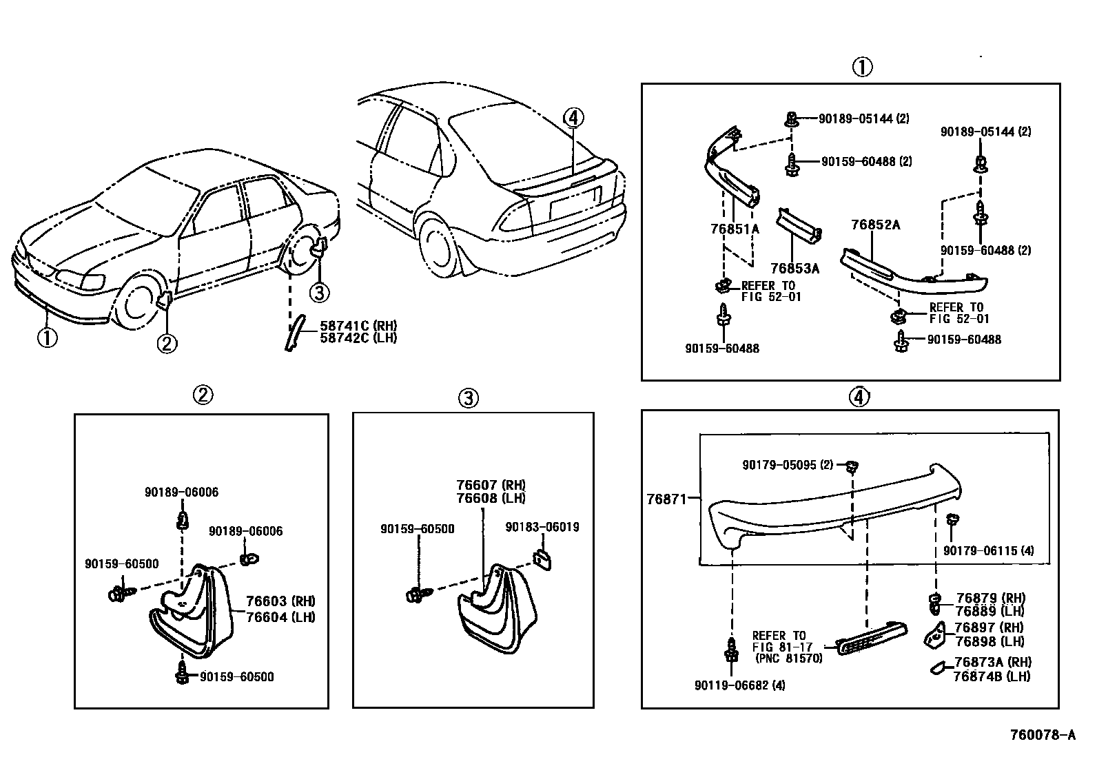 7601 — MUDGUARD & SPOILER