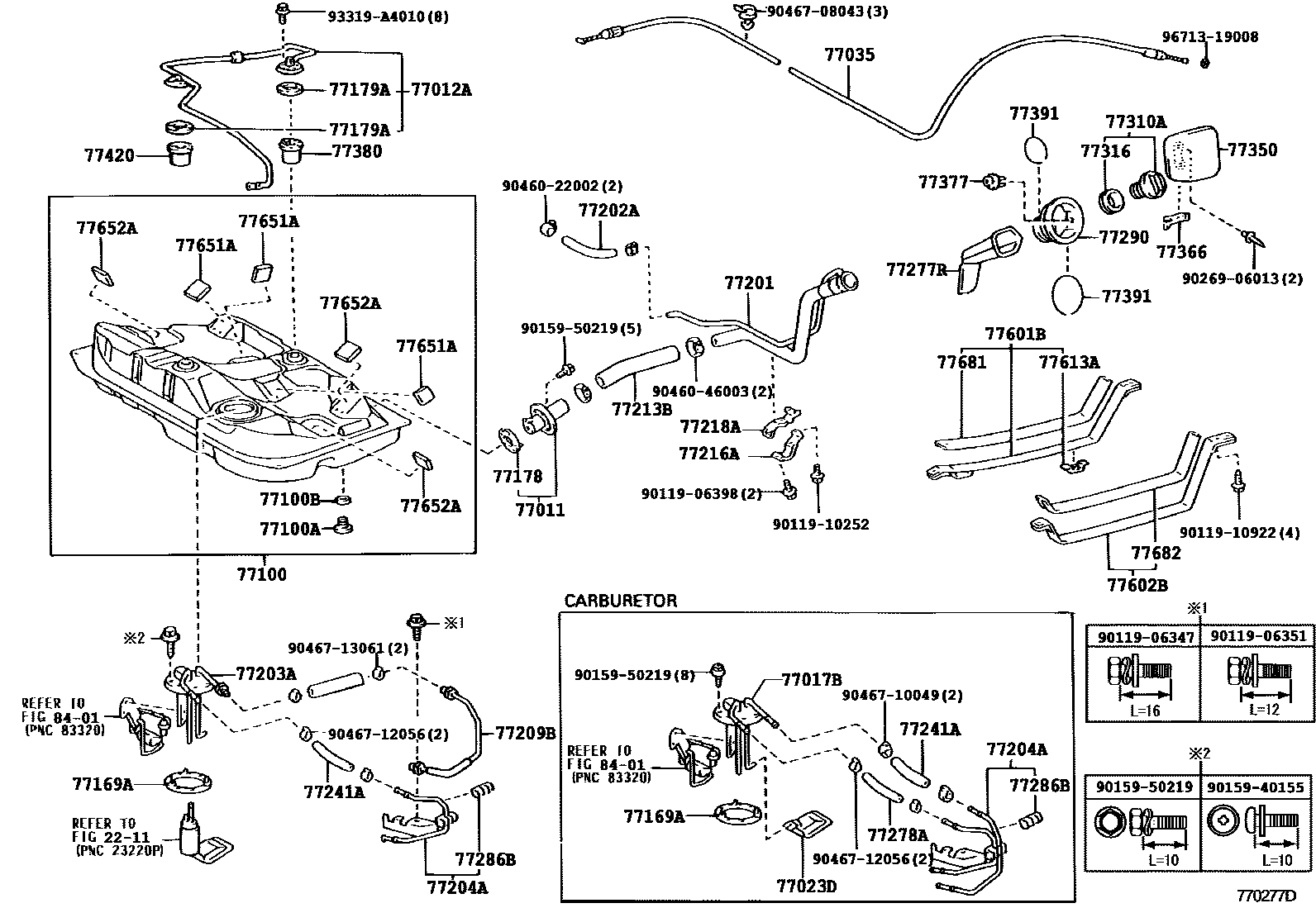 7701 — FUEL TANK & TUBE