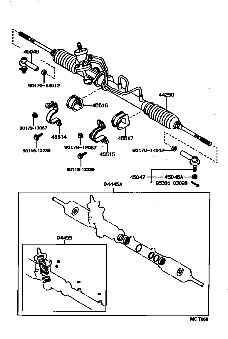 4505 — FRONT STEERING GEAR & LINK