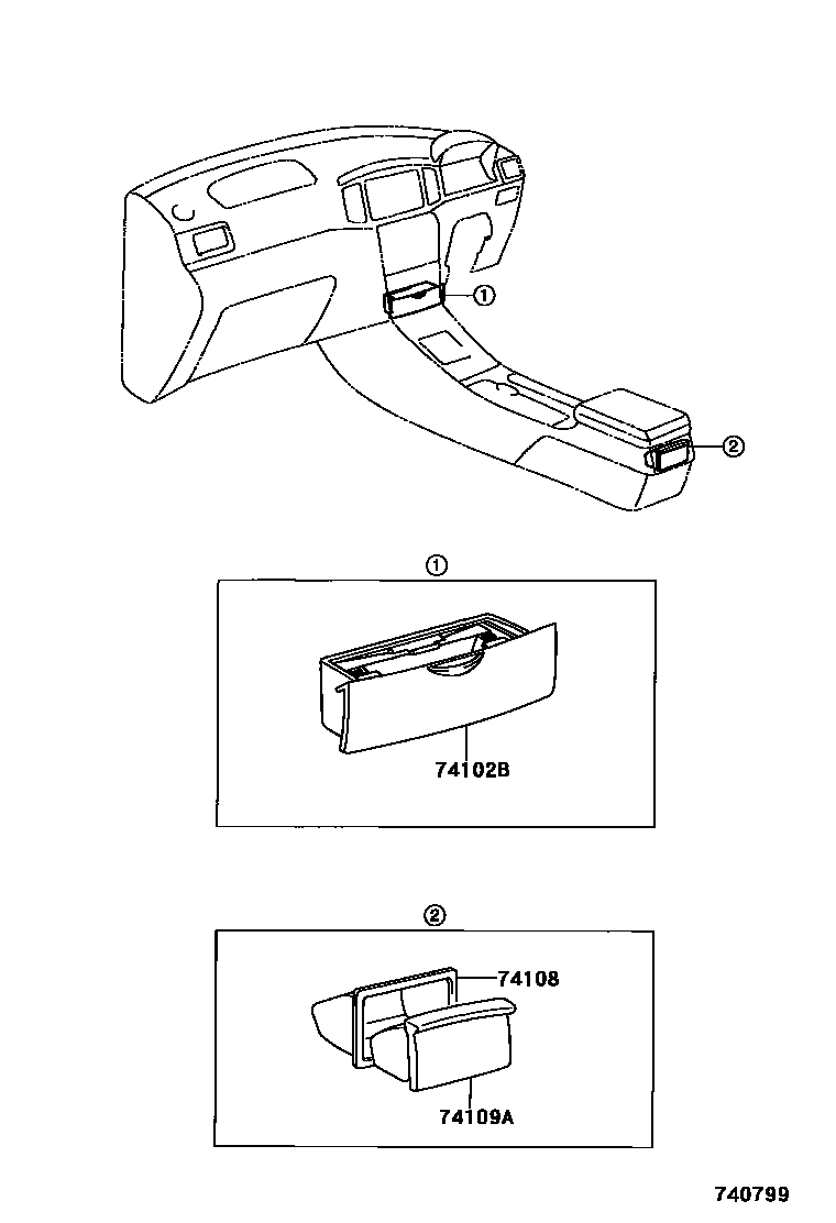 7404 — ASH RECEPTACLE