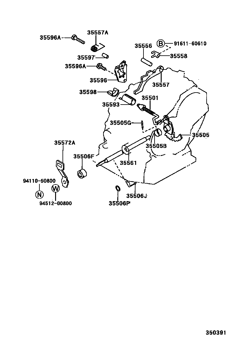3513 — THROTTLE LINK & VALVE LEVER (ATM)
