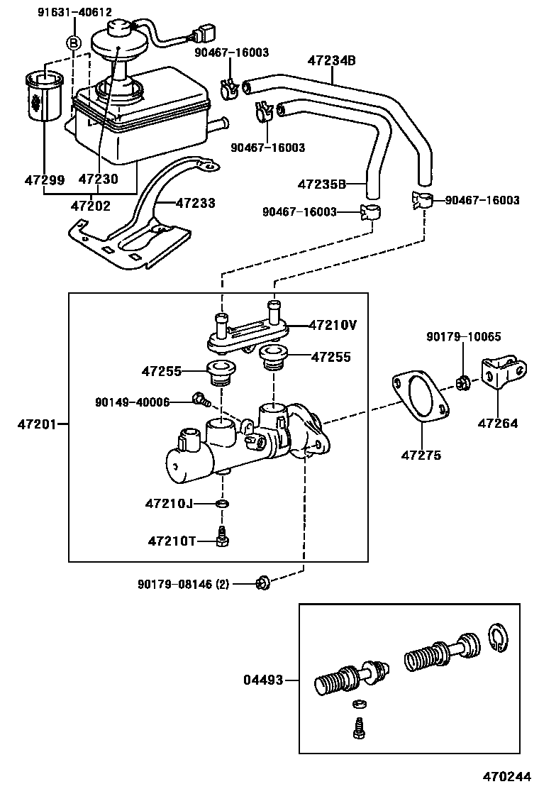 4702 — BRAKE MASTER CYLINDER