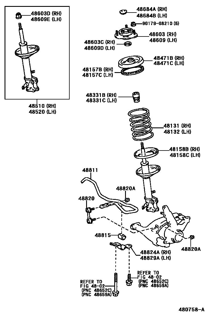 4803 — FRONT SPRING & SHOCK ABSORBER