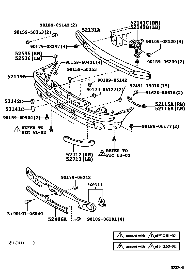 5201 — FRONT BUMPER & BUMPER STAY