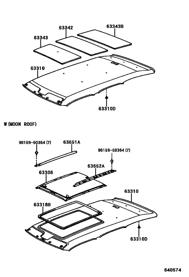 6402 — ROOF HEADLINING & SILENCER PAD