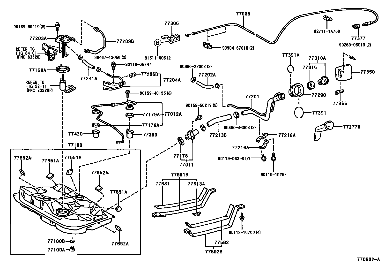 7701 — FUEL TANK & TUBE