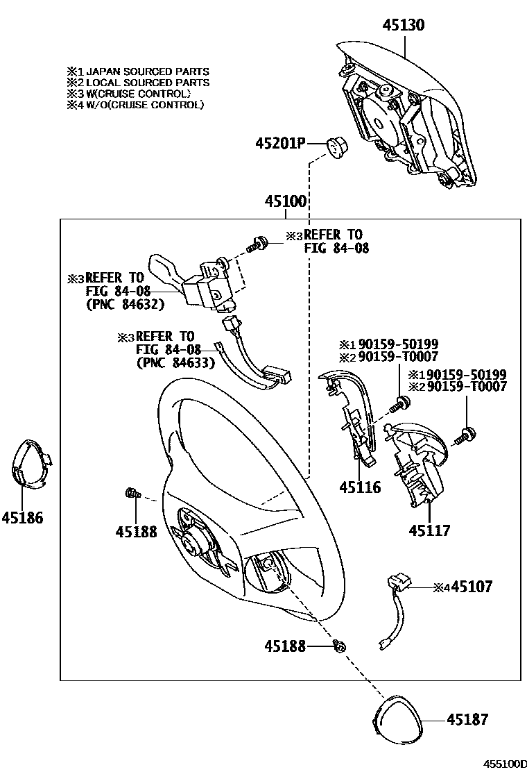 4504 — STEERING WHEEL