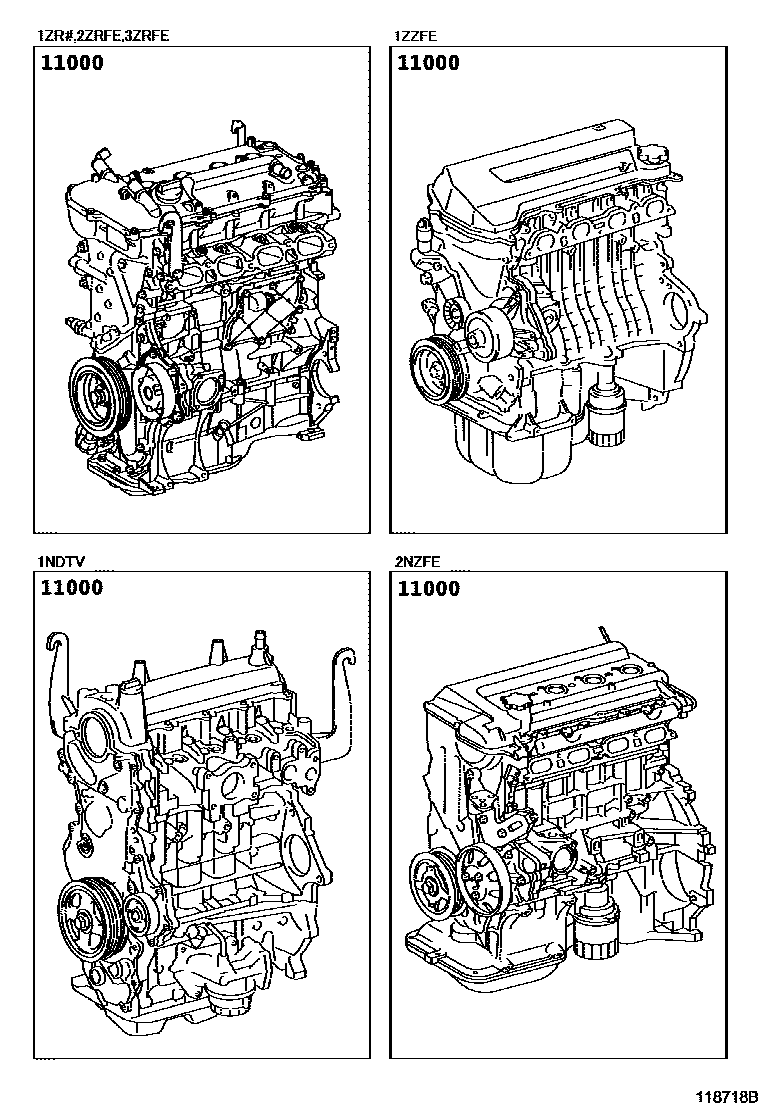 1101 — PARTIAL ENGINE ASSEMBLY