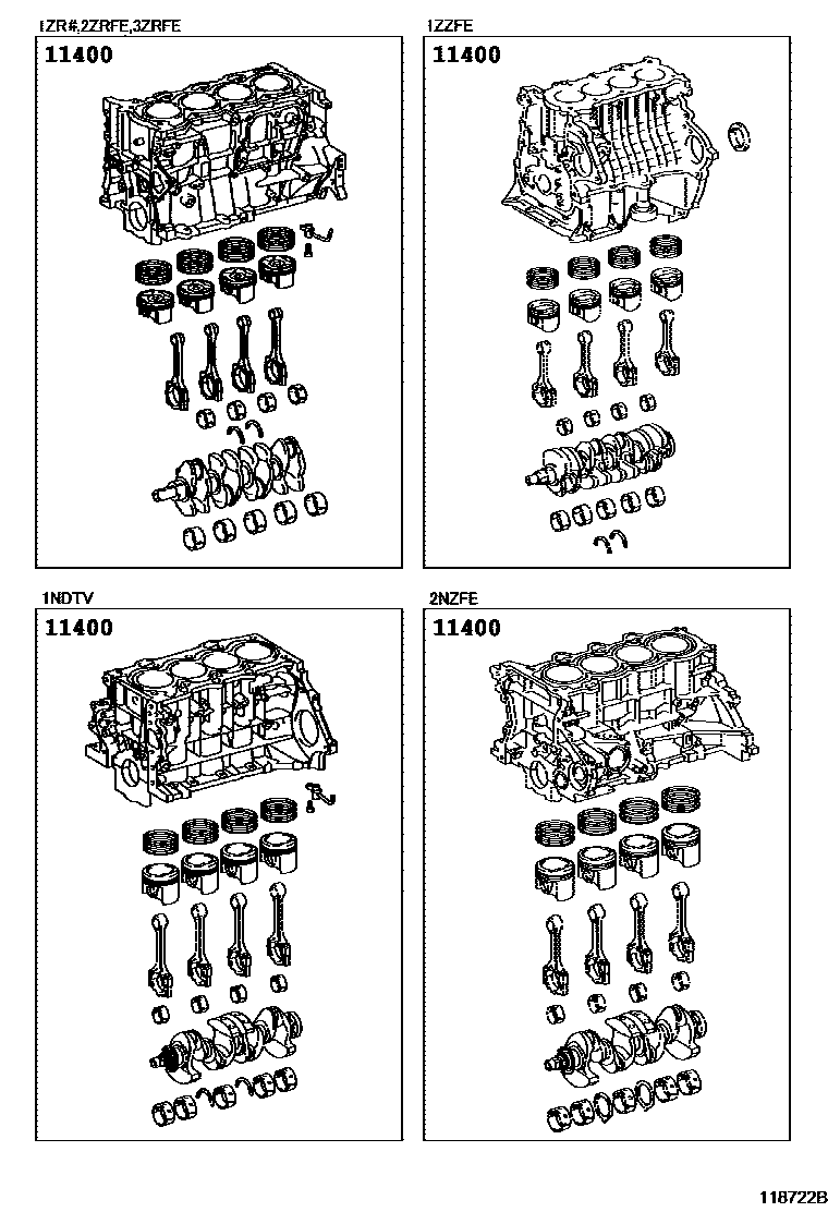 1102 — SHORT BLOCK ASSEMBLY