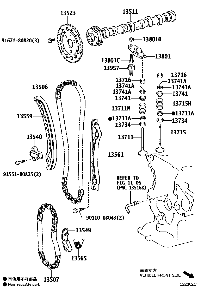 1302 — CAMSHAFT & VALVE