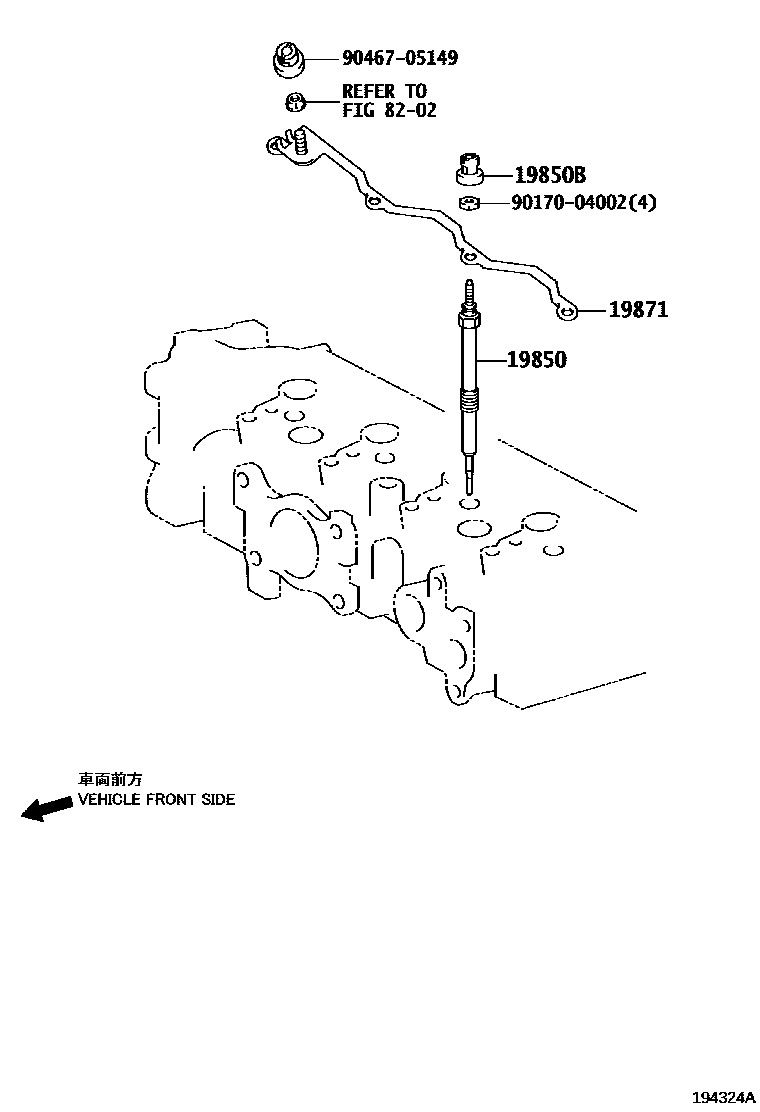 1901 — IGNITION COIL & SPARK PLUG / GLOW PLUG