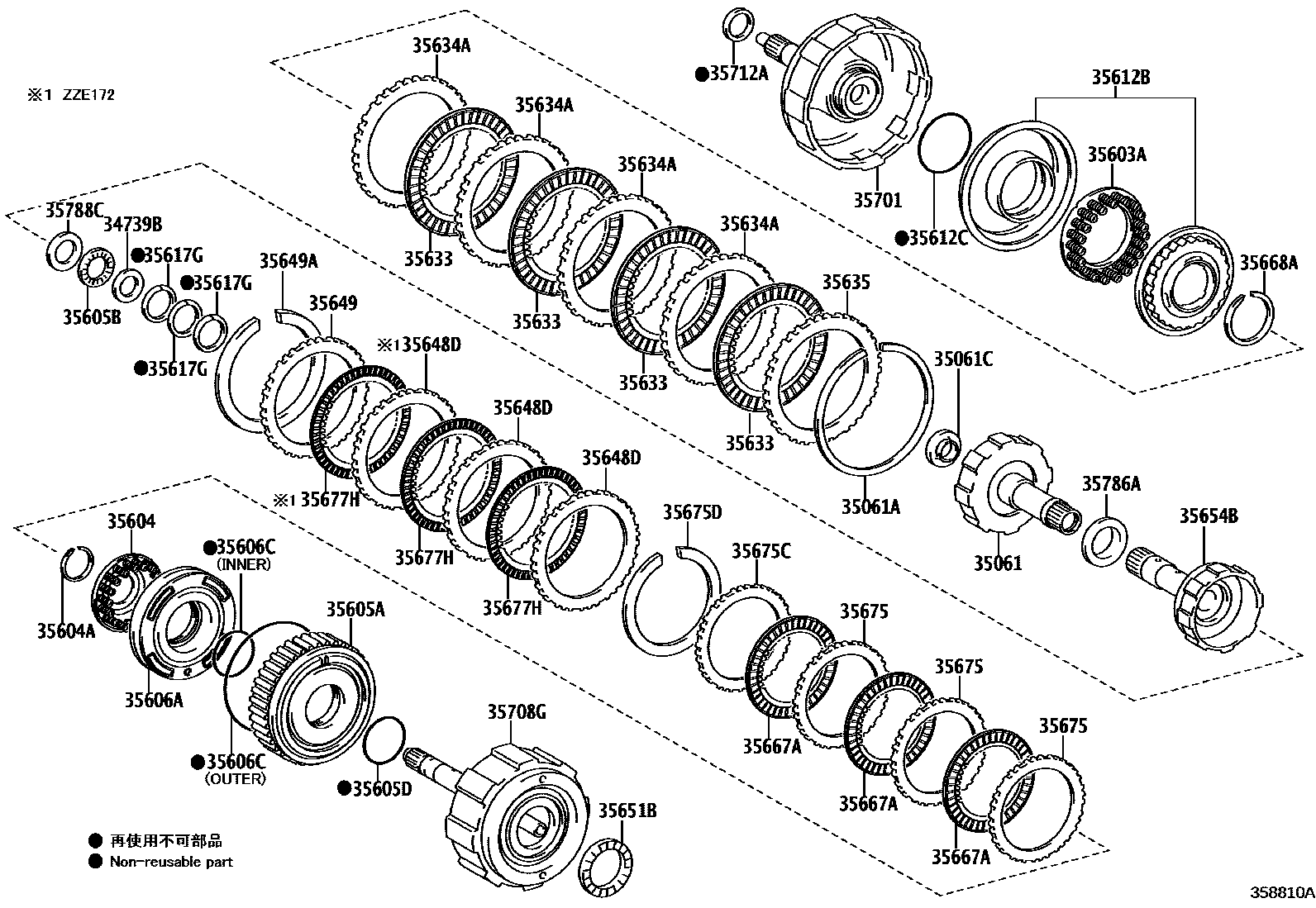 3507 — BRAKE BAND & MULTIPLE DISC CLUTCH (ATM)