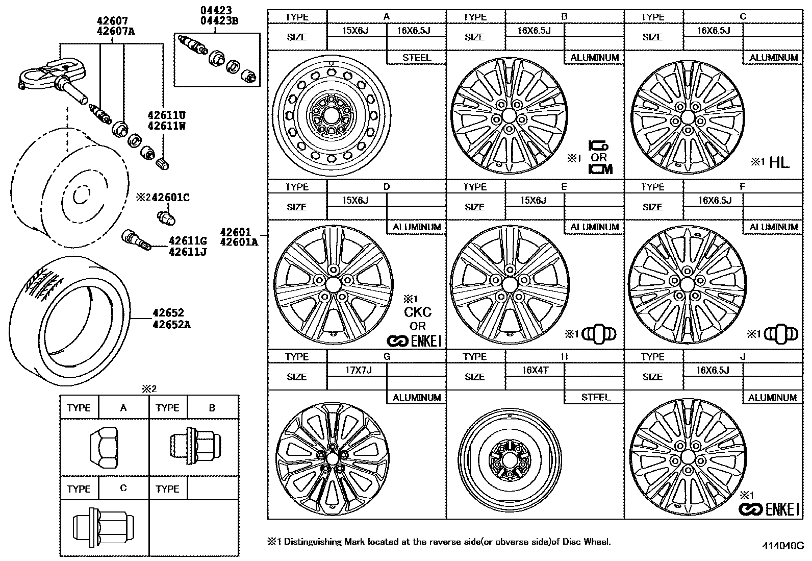 4103 — DISC WHEEL & WHEEL CAP