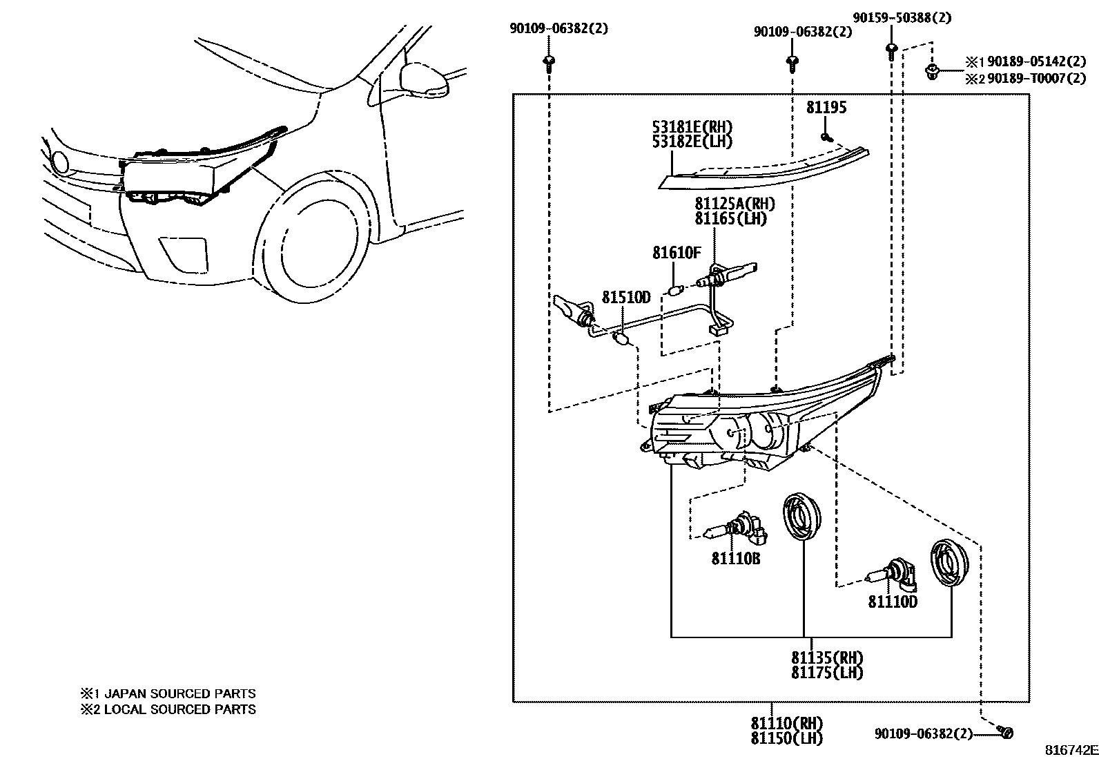 8101 — HEADLAMP