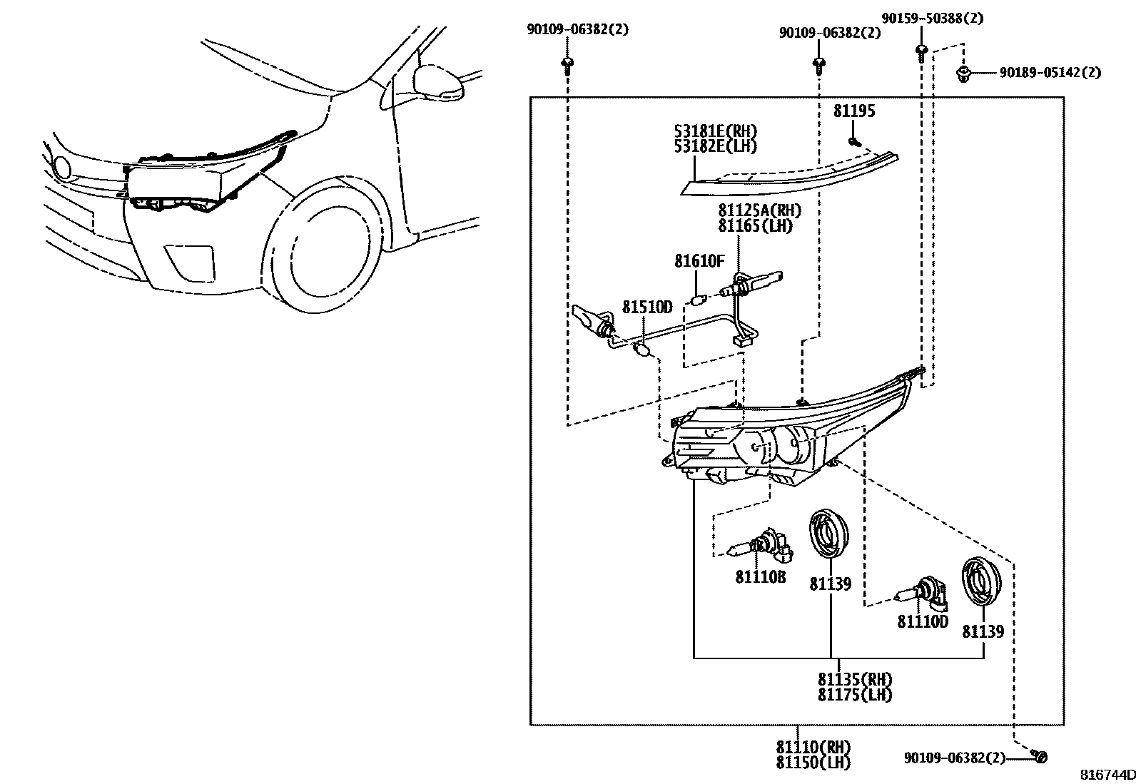 8101 — HEADLAMP