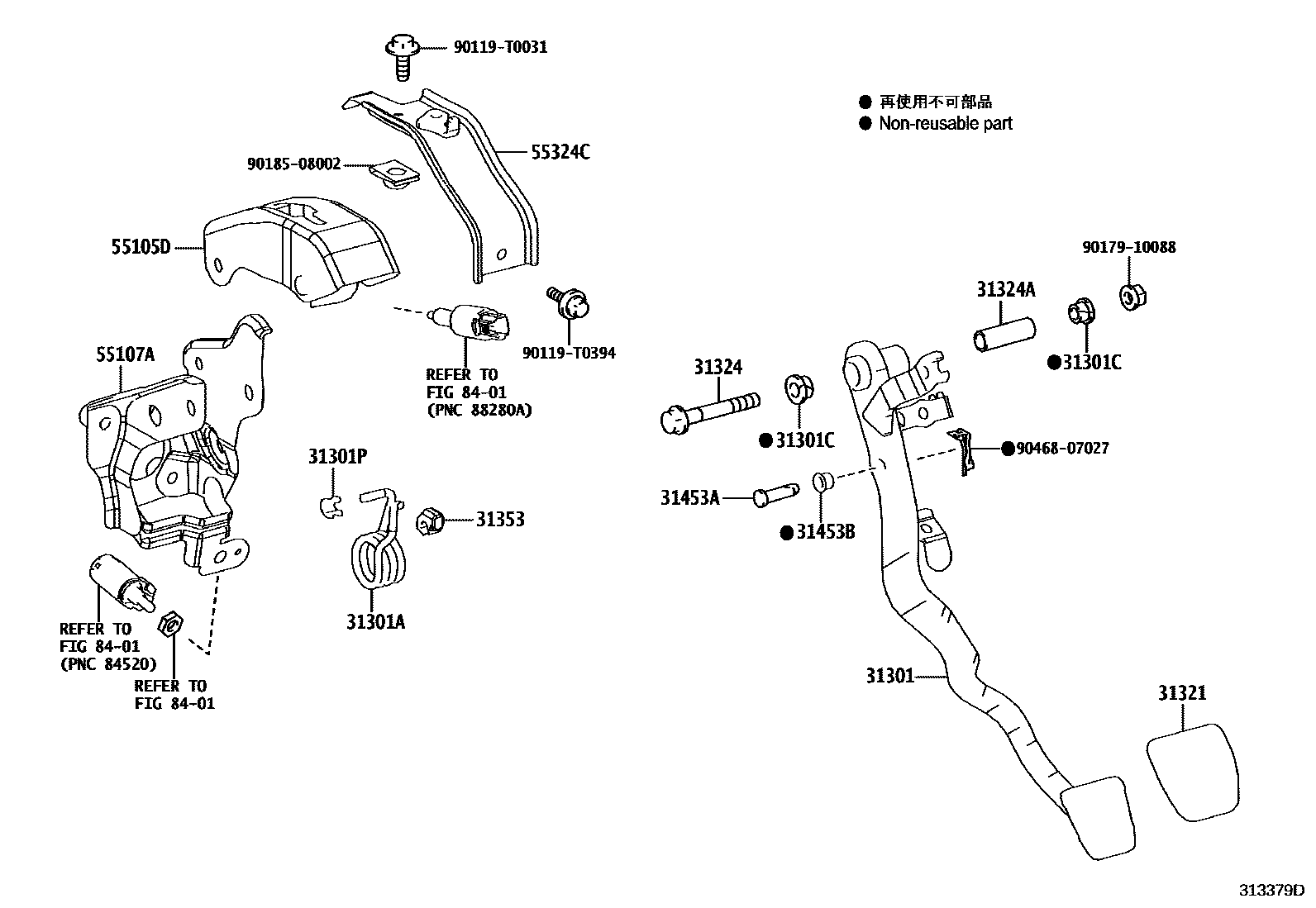 3102 — CLUTCH PEDAL & FLEXIBLE HOSE