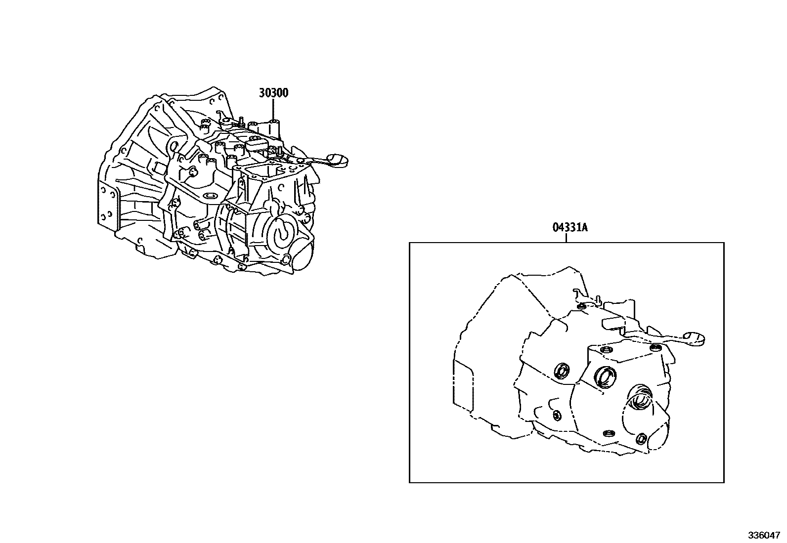 3301 — TRANSAXLE OR TRANSMISSION ASSY & GASKET KIT (MTM)