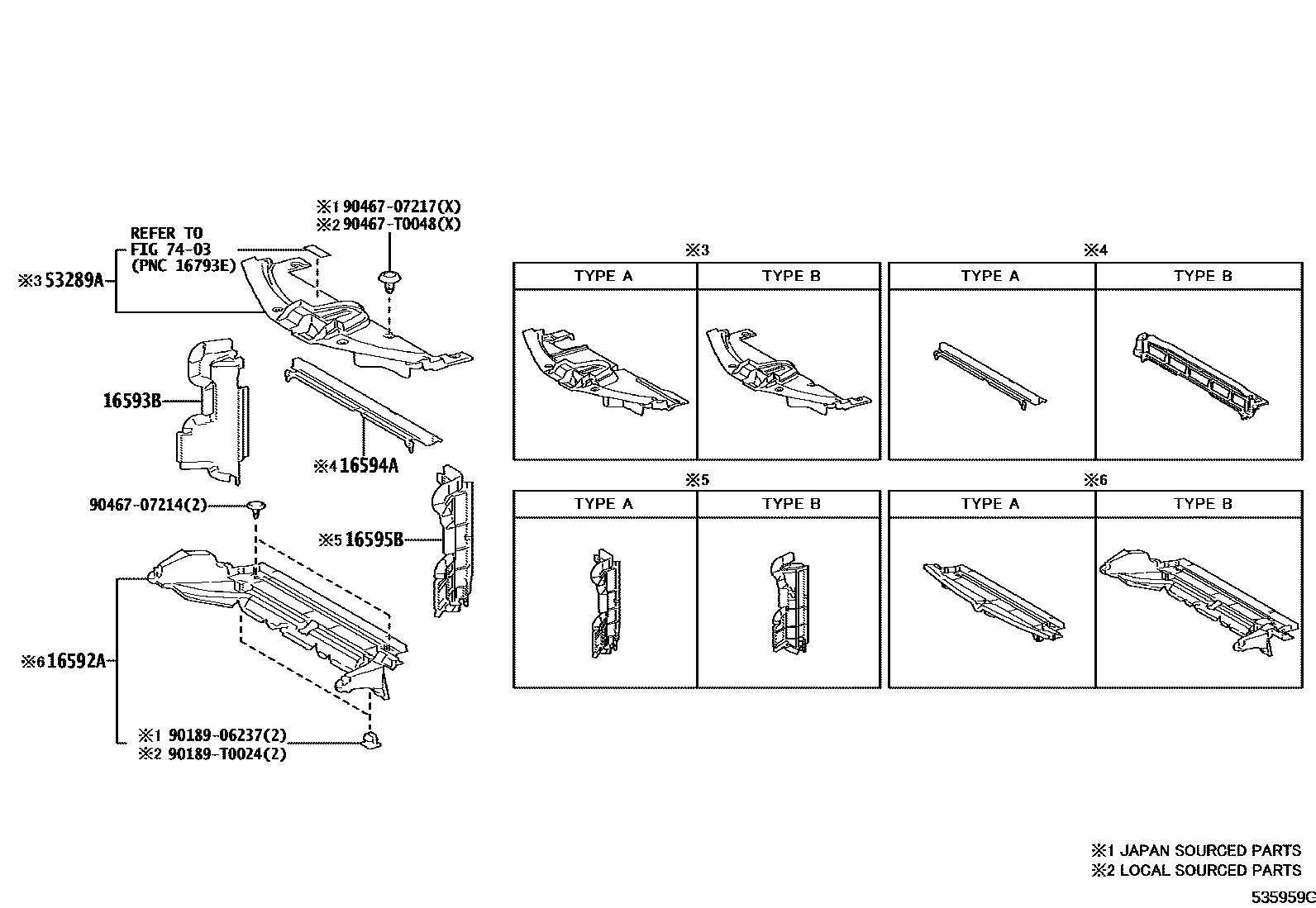 5304 — FRONT FENDER APRON & DASH PANEL