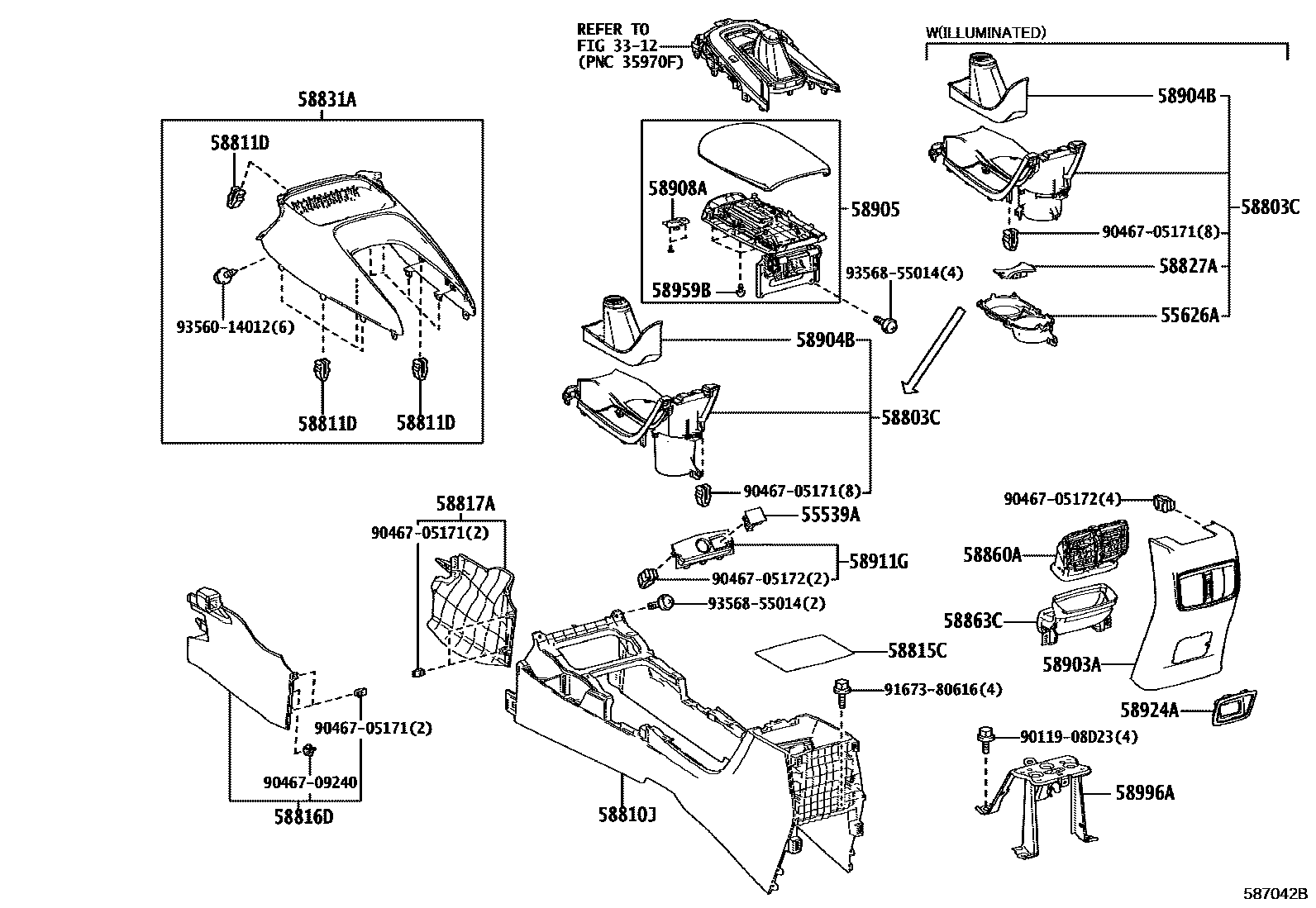 5806 — CONSOLE BOX & BRACKET
