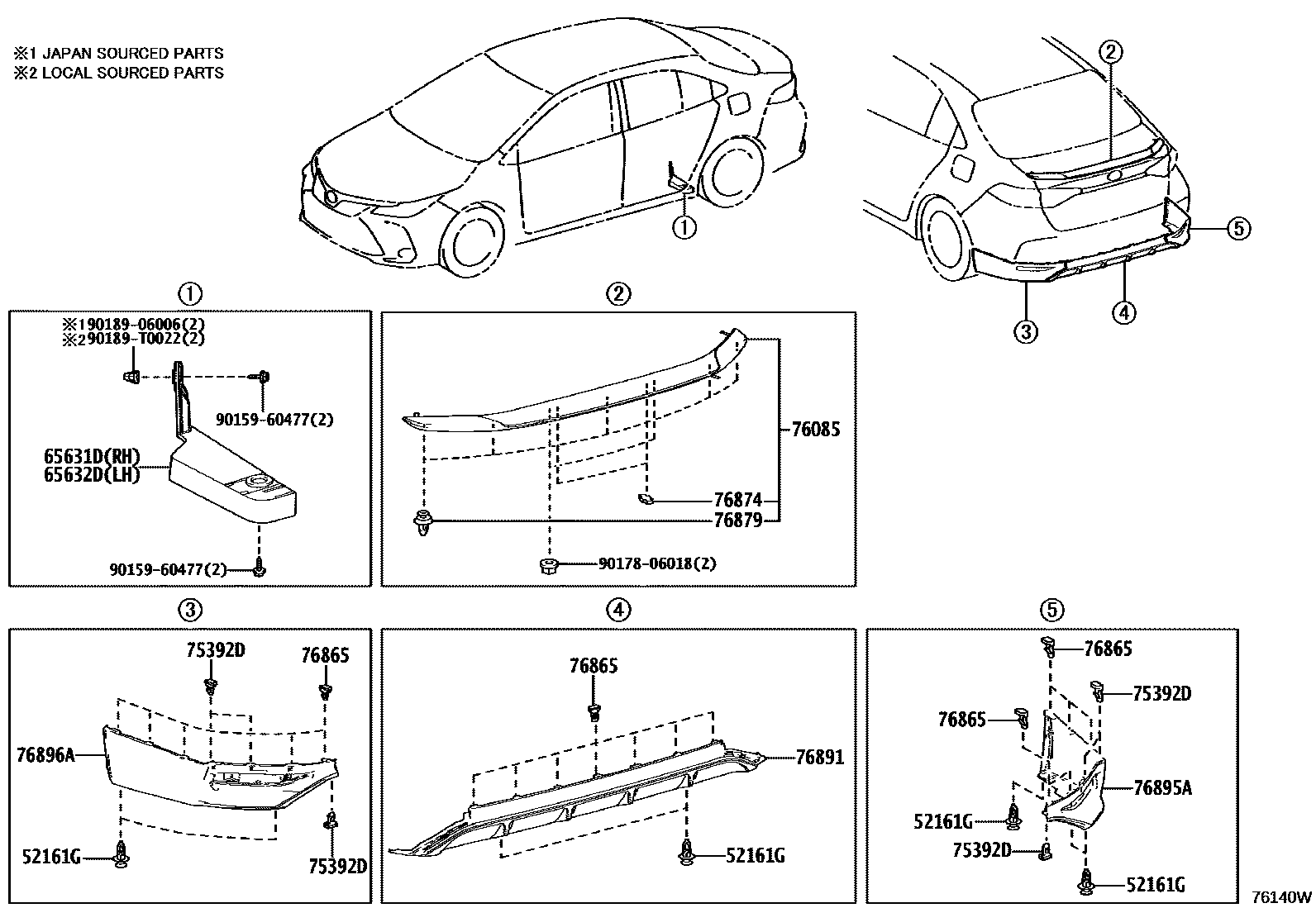 7601 — MUDGUARD & SPOILER